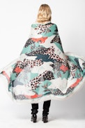 Maxy Patchwork Paradise Scarf - Women’s large printed modal scarf.
