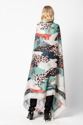 Maxy Patchwork Paradise Scarf - Women’s large printed modal scarf.
