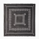 Foulard Kerry Garden - Foulard homme motif tête de mort.