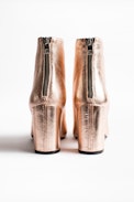 Glimmer Crush Ankle Boots - Women’s heeled ankle boots in metallic leather.