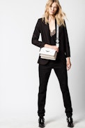 Lolita Patent Bag - Women’s white leather bag.