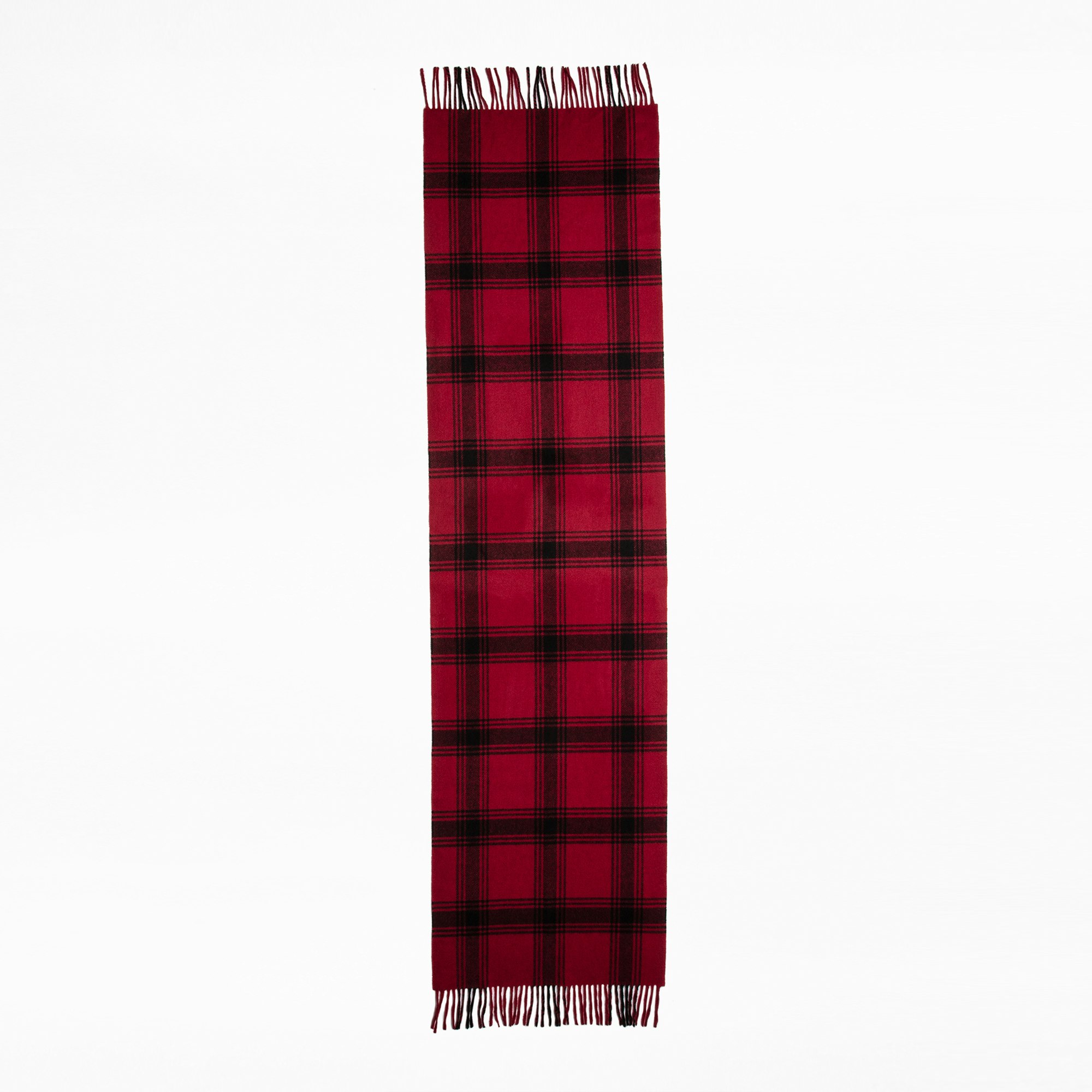 Elliot Check Scarf - Men’s check scarf in wool.