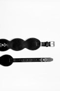 Dixie Belt - Women’s black belt in grained leather.