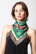 Bandy Paisley Scarf - Women’s small printed scarf.