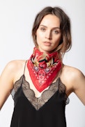 Bandy Paisley Scarf - Women’s small printed scarf.