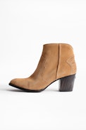 Molly Suede Ankle Boots - Women’s heeled ankle boots in suede leather.