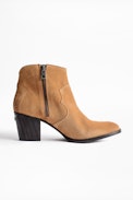 Molly Suede Ankle Boots - Women’s heeled ankle boots in suede leather.