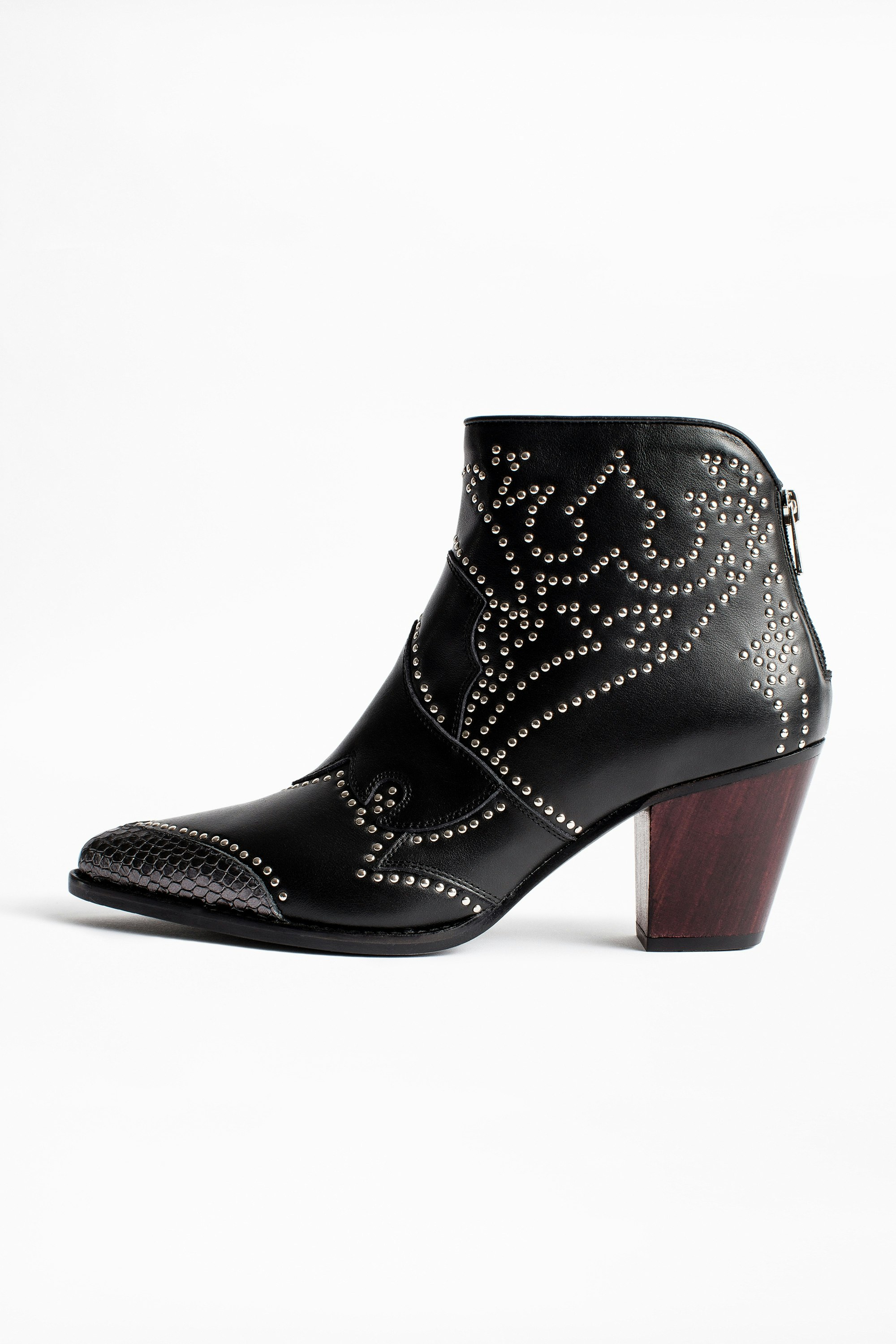 zadig and voltaire black boots
