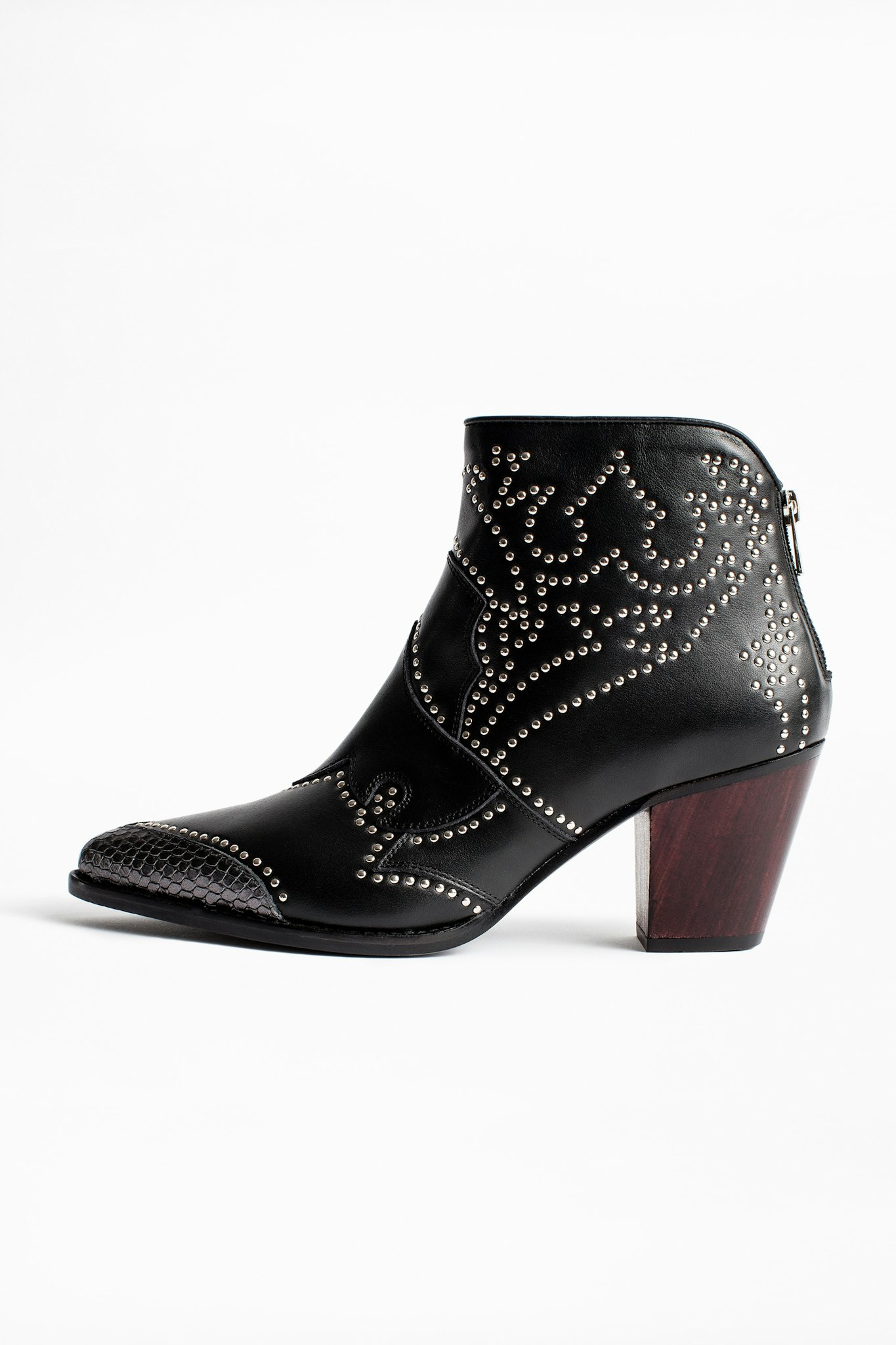 Cara Studs Ankle Boots - boots women | Zadig&Voltaire
