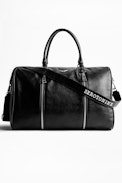 Sac Sunny Xl Sérotonine - Sac week-end en cuir grainé noir.