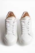 Sneakers ZV1747 Back Wild - Baskets blanches femme en cuir.
