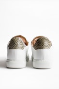 Sneakers ZV1747 Back Wild - Baskets blanches femme en cuir.