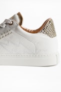 Sneakers ZV1747 Back Wild - Baskets blanches femme en cuir.