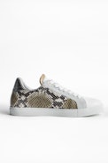 ZV1747 Wild Sneakers - Women’s snake print leather sneakers.