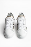 ZV1747 Wild Sneakers - Women’s snake print leather sneakers.