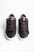 Ao Studs Zadig Sneakers - Women’s black low-top sneakers.