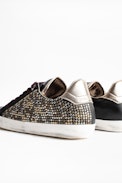 Ao Studs Zadig Sneakers - Women’s black low-top sneakers.