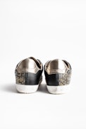 Ao Studs Zadig Sneakers - Women’s black low-top sneakers.