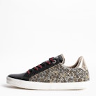 Ao Studs Zadig Sneakers - Women’s black low-top sneakers.