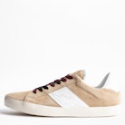 Zadig Patch Suede Men Sneakers - Men’s beige leather sneakers.