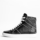 Sneakers ZV1747 High Flash - Baskets montantes noires femme en cuir.