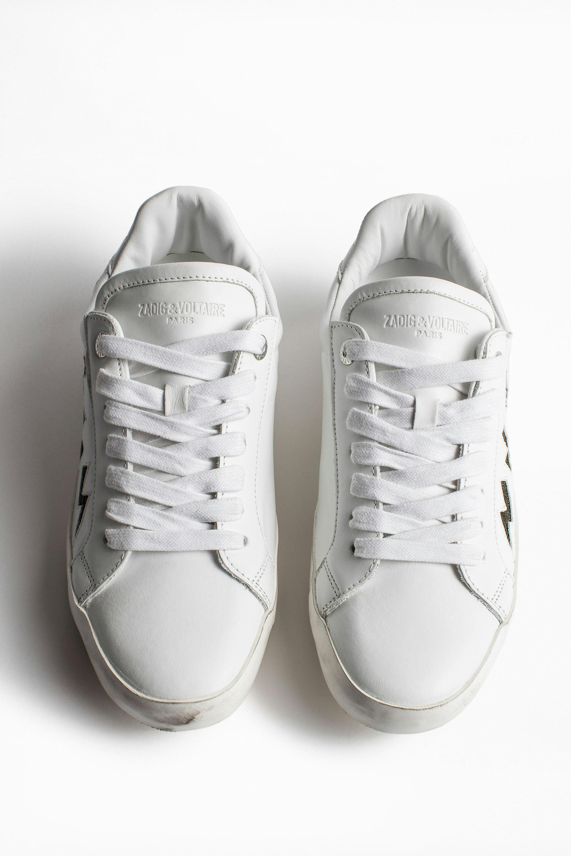 zadig & voltaire white sneakers