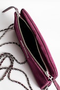 Clutch Rock Suede Patent - Damen-Clutch aus Wildleder.
