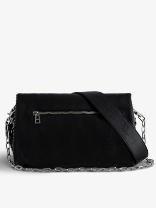Rocky Studs Bag - Women’s black leather bag embellished with studs.
