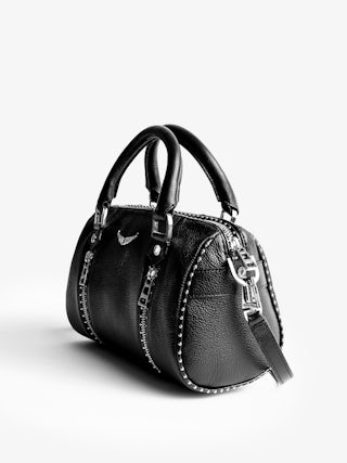 XS Sunny Studs Bag - Iconic Sunny XS bag in grained leather adorned with silver studs.