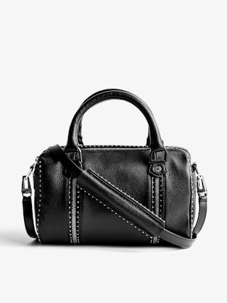 XS Sunny Studs Bag - Iconic Sunny XS bag in grained leather adorned with silver studs.