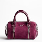 Sac Xs Sunny Suede Patent - Petit sac femme en cuir suédé.