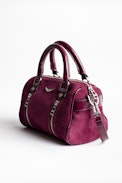 Sac Xs Sunny Suede Patent - Petit sac femme en cuir suédé.