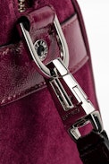 Sac Xs Sunny Suede Patent - Petit sac femme en cuir suédé.
