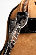 Tasche Xs Sunny Suede Patent - Kleine Damentasche aus Wildleder.