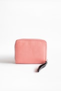 Porte-Monnaie Mini ZV - Porte-monnaie rose femme en cuir.