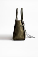 Candide Medium Zip Bag - Women’s two-tone leather bag.