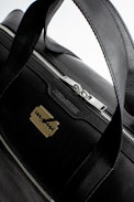 Tasche Jamie Biker - Schwarze Herren-Reisetasche aus Leder.