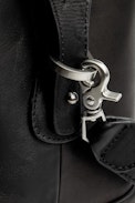 Tasche Jamie Biker - Schwarze Herren-Reisetasche aus Leder.