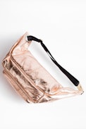 Sac Banane Crush - Sac banane femme en cuir métallisé.
