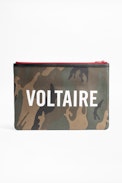 John Camo Pouch - Men’s zip-up pouch, camouflage motif.