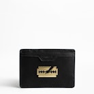 Porte-Monnaie Niels Biker - Porte-monnaie noir homme en cuir.