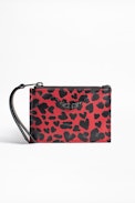 ZV Pass Leo Card Case - Women's leopard print leather card case.