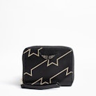 Porte-Monnaie Mini ZV Volt - Porte-monnaie noir femme en cuir.