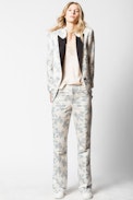 Vow Jac Paradise jacket - Women’s printed tailored jacket.