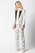 Vow Jac Paradise jacket - Women’s printed tailored jacket.