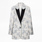 Vow Jac Paradise jacket - Women’s printed tailored jacket.