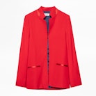 Volly Satin Jacket - Women's satin jacket.