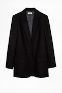 Veste Viva Bis Eagles - Veste noire en strass.