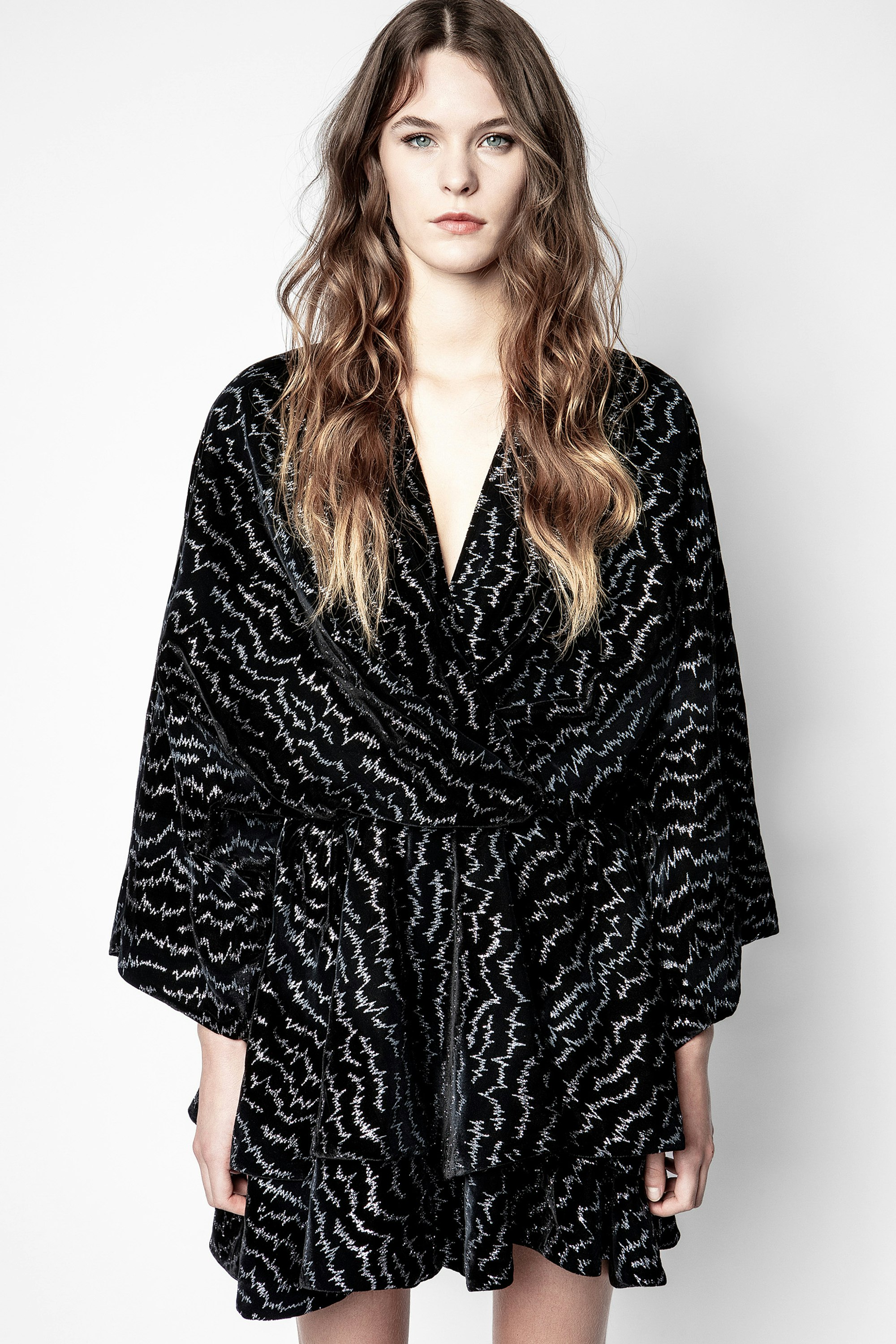 robe noir velour