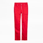 Londa Denim Pants - Women’s red jeans.